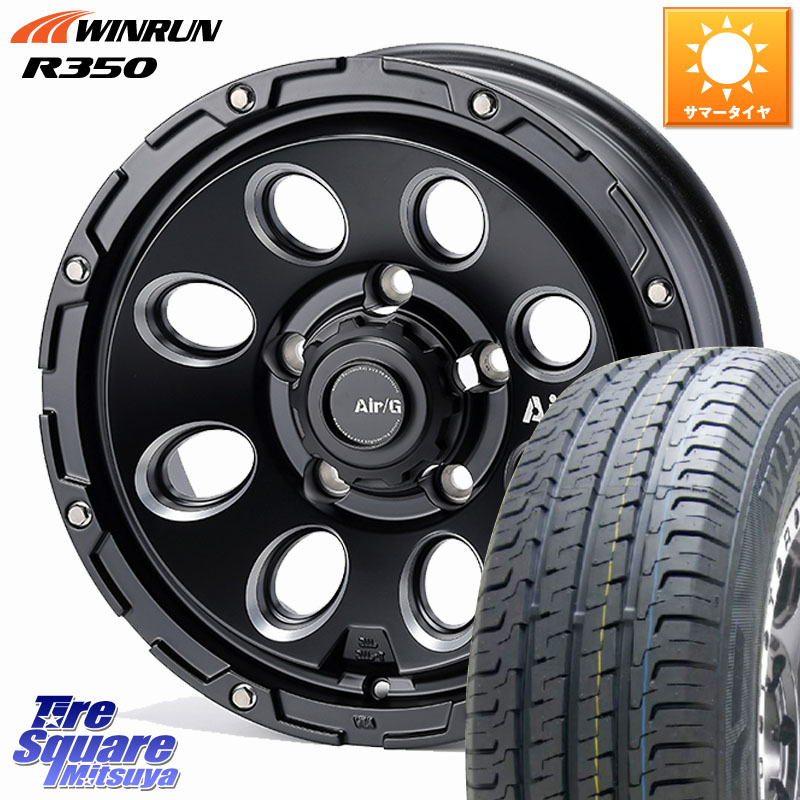 4X4エンジニアリング Air/G Massive ホイール 16インチ 16 X 6.0J +0 5穴 139.7 WINRUN R350 109/107 215/65R16 109*107 ジムニー専用(要オーバーフェンダー等) ジムニ－シエラ・ノマド(カスタム)