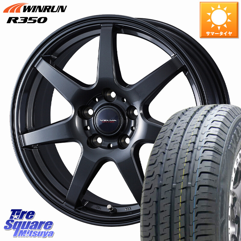 WINRUN R350 109/107 215/65R16 109*107WEDS VELVA WONDER ヴェルヴァワンダー ホイール 16インチ 16X6.5J 40 5穴 114.3｜タイヤスクエアミツヤ