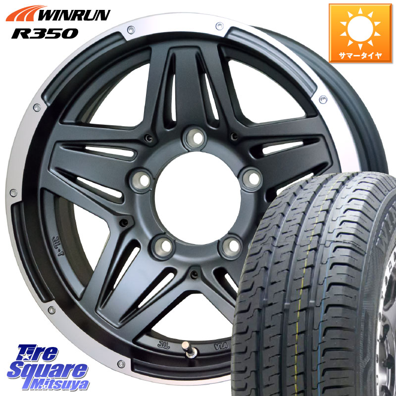 HotStuff マッドクロス JB-01 JB01 ホイール 16インチ 16 X 6.0J +0 5穴 139.7 WINRUN R350 109/107 215/65R16 109*107 ジムニー専用(要オーバーフェンダー等) ジムニ－シエラ・ノマド(カスタム)