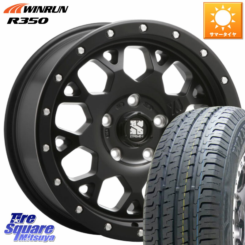 MLJ XJ04 XTREME-J エクストリームJ ホイール 16インチ 16 X 7.0J +35 5穴 114.3 WINRUN R350 109/107 215/65R16 109*107