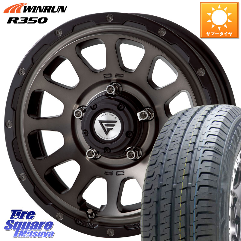 DELTA FORCE デルタフォース オーバル ジムニー専用 ホイール 16インチ 16 X 5.5J +20 5穴 139.7 WINRUN R350 109/107 215/65R16 109*107 ジムニー専用(要オーバーフェンダー等)