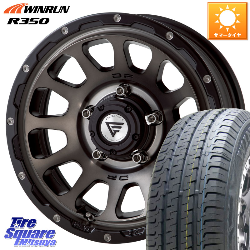 DELTA FORCE デルタフォース オーバル シエラ専用 インセット-5 16インチ 16 X 6.0J +0 5穴 139.7 WINRUN R350 109/107 215/65R16 109*107 ジムニー専用(要オーバーフェンダー等) ジムニ－シエラ・ノマド(カスタム)