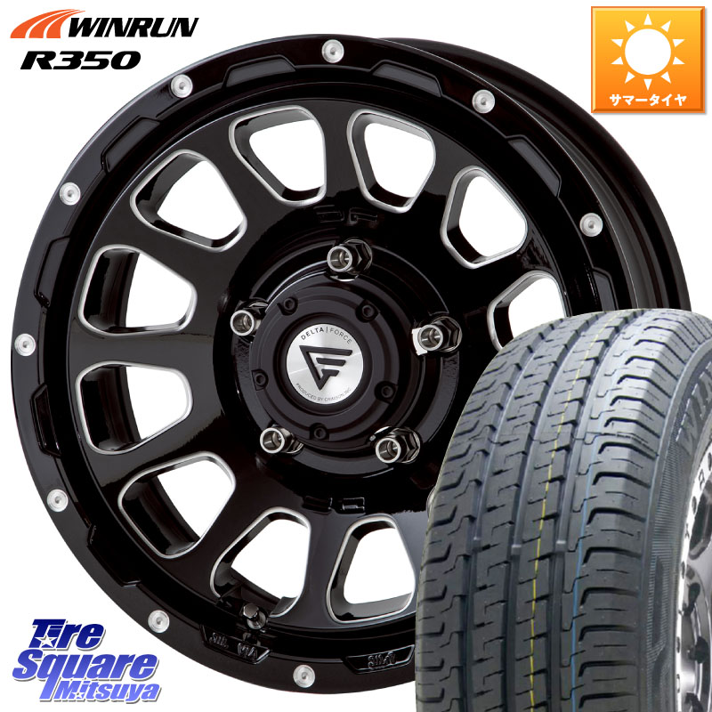 DELTA FORCE デルタフォース オーバル シエラ専用 インセット-5 16インチ 16 X 6.0J +0 5穴 139.7 WINRUN R350 109/107 215/65R16 109*107 ジムニー専用(要オーバーフェンダー等) ジムニ－シエラ・ノマド(カスタム) 106,530円