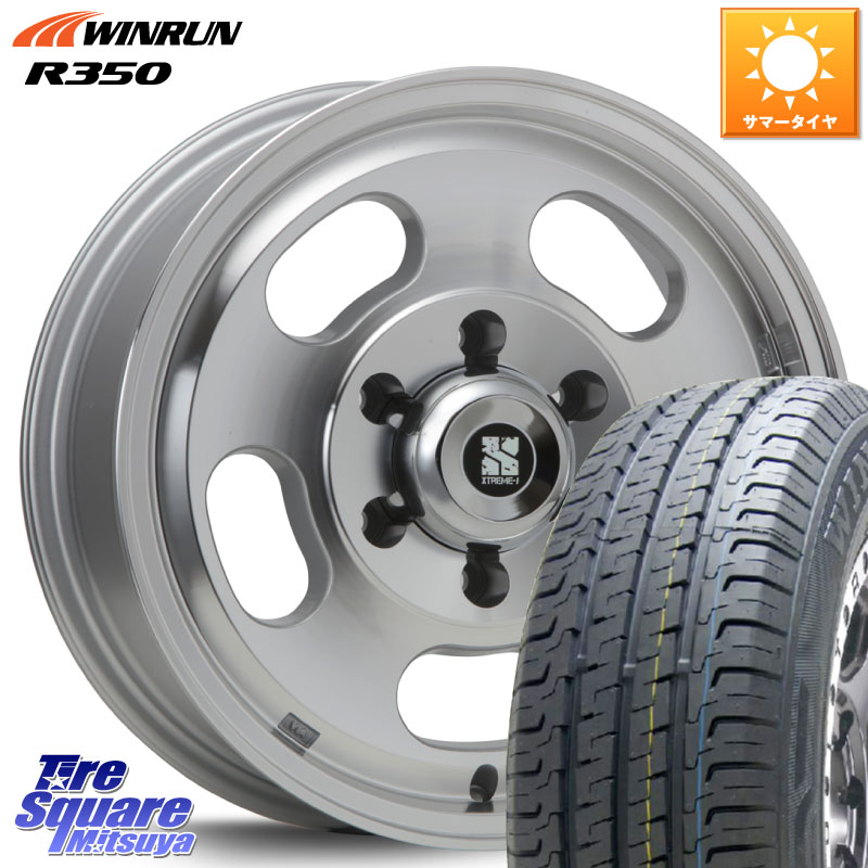 MLJ XTREME-J D SLOT D-SLOT Dスロット ポリッシュ ホイール 4本 16インチ 16 X 6.5J +38 6穴 139.7 WINRUN R350 109/107 215/65R16 109*107 200系ハイエース