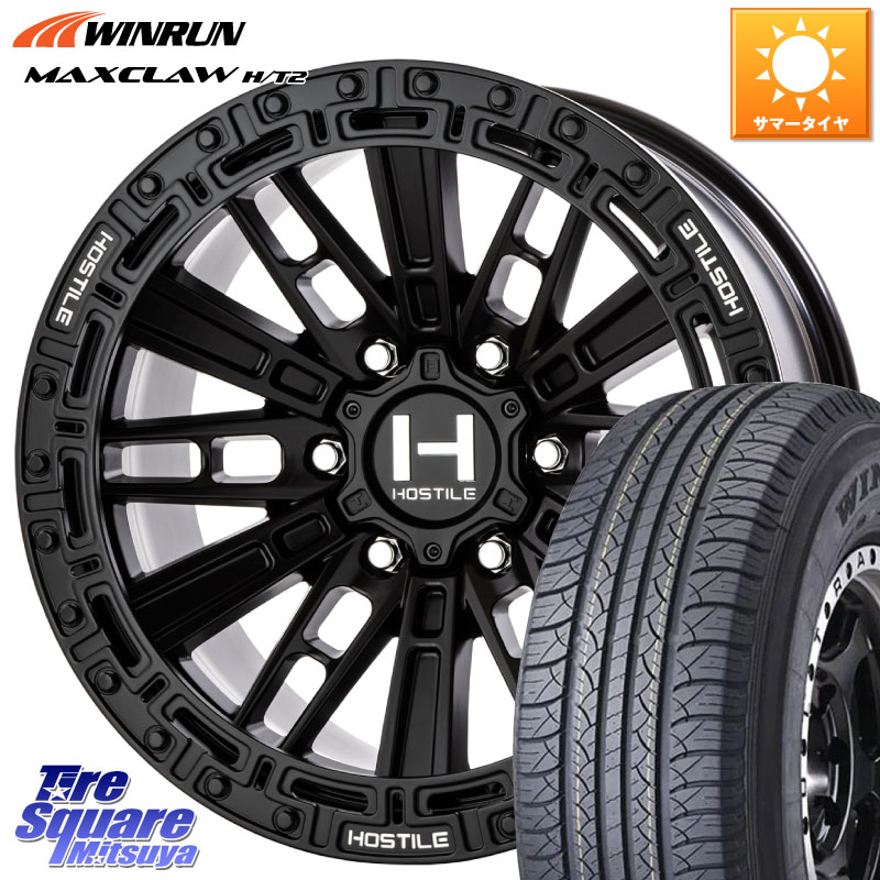 HOSTILE H129 MOJAVE モハベ ASP ホイール 17インチ 17 X 9.0J +0 6穴 139.7 WINRUN MAXCLAW H/T2 サマータイヤ 265/65R17