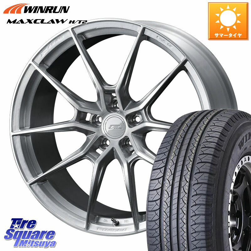 WEDS 【欠品次回4月下旬】 F ZERO FZ-6 FZ6 鍛造 FORGED ホイール 20インチ エフゼロ 20 X 8.5J +30 5穴 114.3 WINRUN MAXCLAW H/T2 サマータイヤ 235/55R20