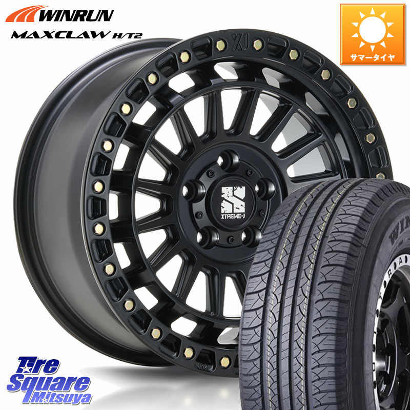 WINRUN MAXCLAW H/T2 サマータイヤ 225/65R17MLJ XJ08 XTREME-J ホイール 17インチ 17X7.5J 42 5穴 114.3 50系RAV4 80系ハリアー T32エクストレイル CX-5 CX-8 BT5レガシィアウトバック ヴァンガード RAV4 30系 RAV4 50系 デリカD:5 D5 カスタムサイズ NX レクサス ハ|タイヤスクエアミツヤ