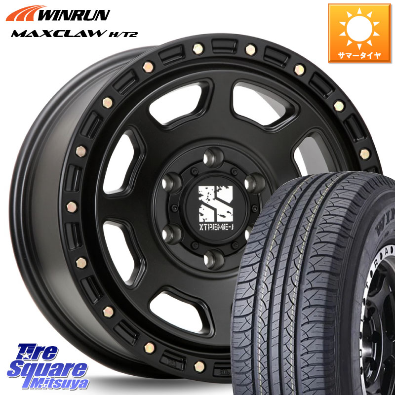 WINRUN MAXCLAW H/T2 サマータイヤ 265/65R17MLJ XJ07 XTREME-J BK 17インチ エクストリームJ 17X8.0J 20 6穴 139.7 GUN226ハイラックス 150系プラド ランクル[FJ] トライトンGSR GUN125ハイラックス Tacoma ハイラックス HILUX ハイラックス サーフ｜タイヤスクエアミツヤ