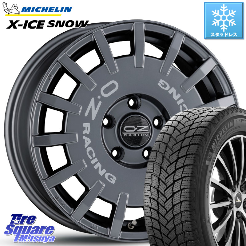 ミシュラン X-ICE SNOW エックスアイススノー XICE SNOW スタッドレス ミツヤ 正規品 215/65R16 OZ Rally Racing ラリーレーシング GRA 16インチ 16 X 7.0J +45 5穴 114.3 C-HR 50系エスティマ