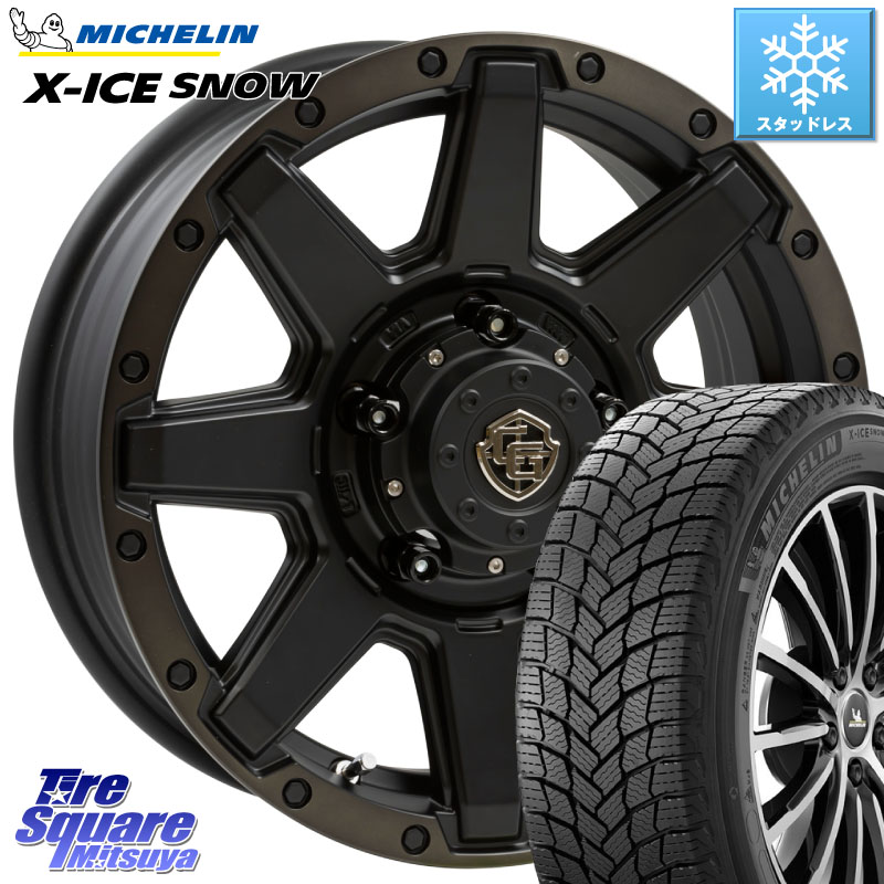 ミシュラン X-ICE SNOW エックスアイススノー XICE SNOW スタッドレス ミツヤ 正規品 215/65R16 WEDS CROSS OVER GARMENTS StyleU 16インチ 16 X 5.5J +22 5穴 139.7 ジムニー専用(要オーバーフェンダー等)