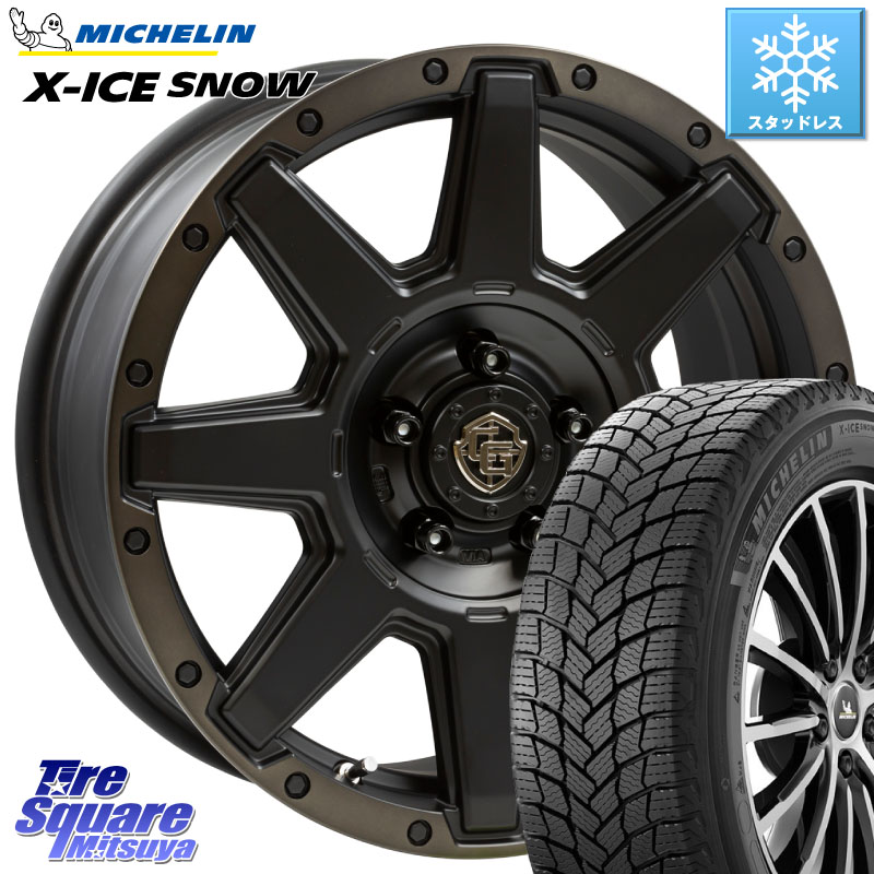 ミシュラン X-ICE SNOW エックスアイススノー XICE SNOW スタッドレス ミツヤ 正規品 215/45R17 WEDS CROSS OVER GARMENTS StyleU 17インチ 17 X 7.0J +35 5穴 114.3