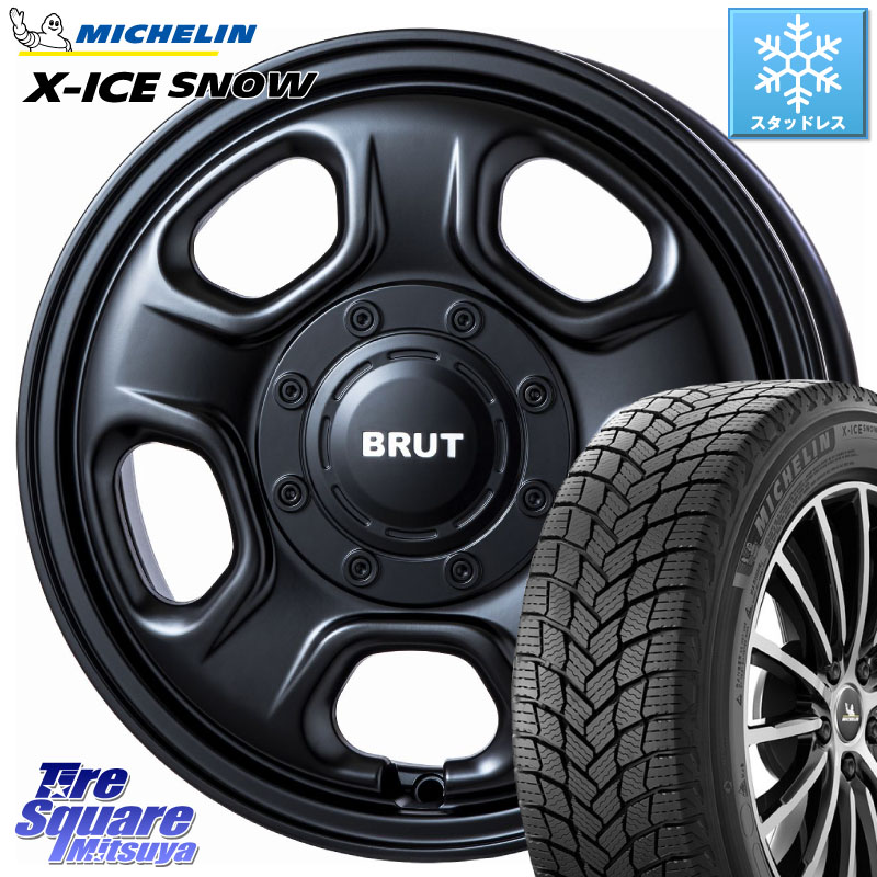 ミシュラン X-ICE SNOW エックスアイススノー XICE SNOW スタッドレス ミツヤ 正規品 175/70R14 BRUT ブルート BR-33 BR33 ホイール 14インチ 14 X 4.5J +45 4穴 100 Mx27/37/47Sソリオ・デリカD2
