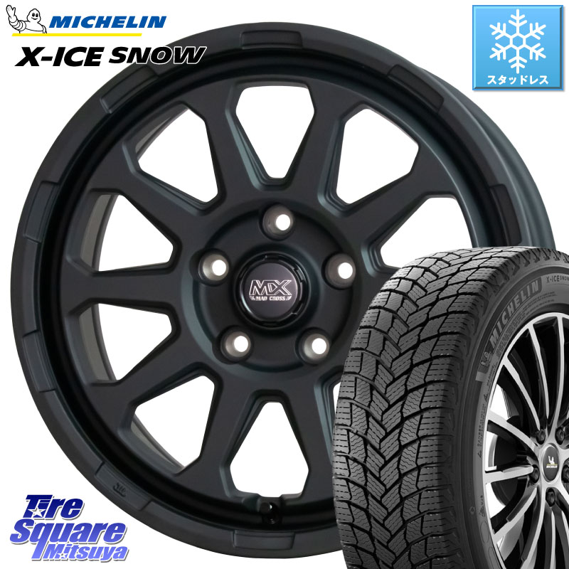 ミシュラン X-ICE SNOW エックスアイススノー XICE SNOW スタッドレス ミツヤ 正規品 225/60R16 HotStuff マッドクロス レンジャー ブラック 5H ホイール 16インチ 16 X 7.0J +38 5穴 114.3