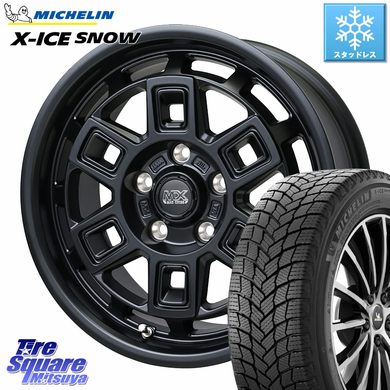 ミシュラン X-ICE SNOW エックスアイススノー XICE SNOW スタッドレス ミツヤ 正規品 225/60R16 HotStuff MAD CROSS AEVER マッドクロス アイヴァー ホイール 16インチ 16 X 7.0J +38 5穴 114.3