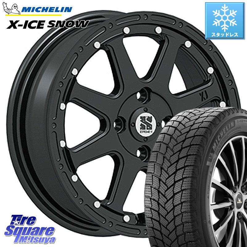 ミシュラン X-ICE SNOW エックスアイススノー XICE SNOW スタッドレス ミツヤ 正規品 175/70R14 MLJ XTREME-J エクストリームJ ホイール 14インチ 14 X 4.5J +43 4穴 100 Mx27/37/47Sソリオ・デリカD2