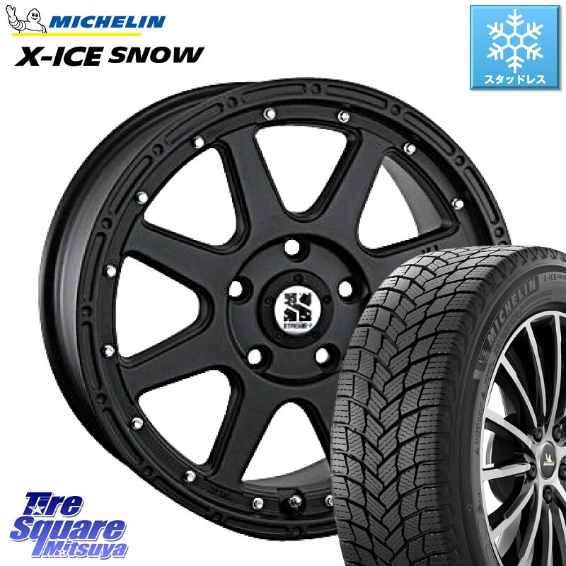 ミシュラン X-ICE SNOW エックスアイススノー XICE SNOW スタッドレス ミツヤ 正規品 225/45R18 MLJ XTREME-J エクストリームJ ホイール 18インチ 18 X 8.0J +40 5穴 114.3