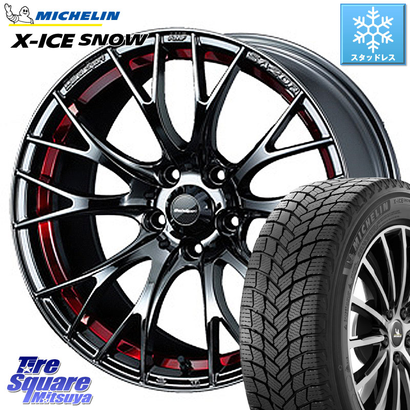 ミシュラン X-ICE SNOW エックスアイススノー XICE SNOW スタッドレス ミツヤ 正規品 215/45R17 WEDS 72798 SA-20R SA20R ウェッズ スポーツ ホイール 17インチ 17 X 7.0J +43 4穴 100