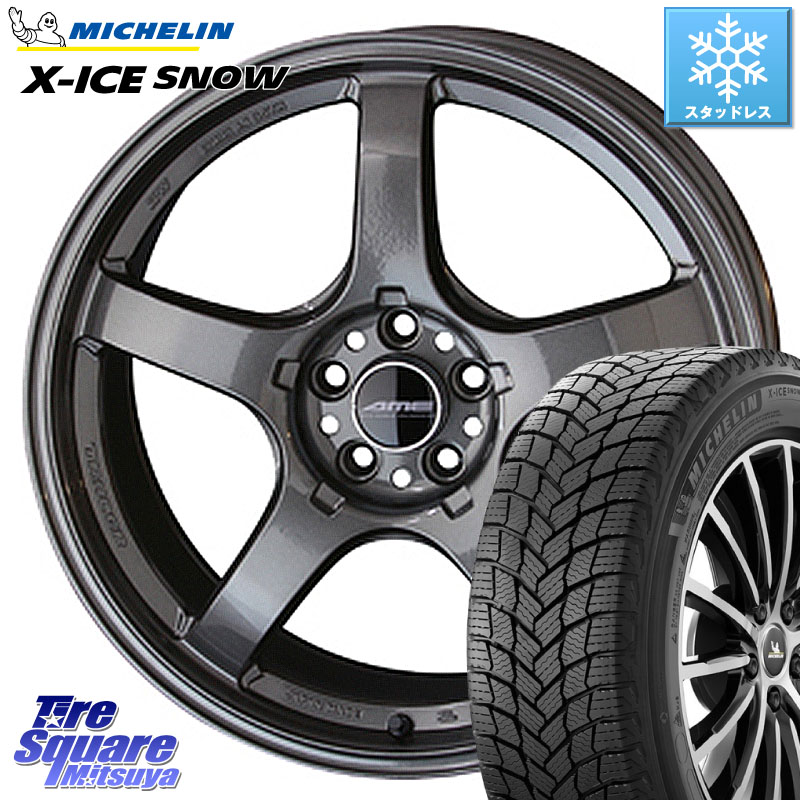 ミシュラン X-ICE SNOW エックスアイススノー XICE SNOW スタッドレス ミツヤ 正規品 205/50R17 KYOHO 【欠品次回5月中旬】TRACER GT-V GB ホイール 17インチ 17 X 7.5J +48 5穴 114.3 GU系インプレッサ フロンクス