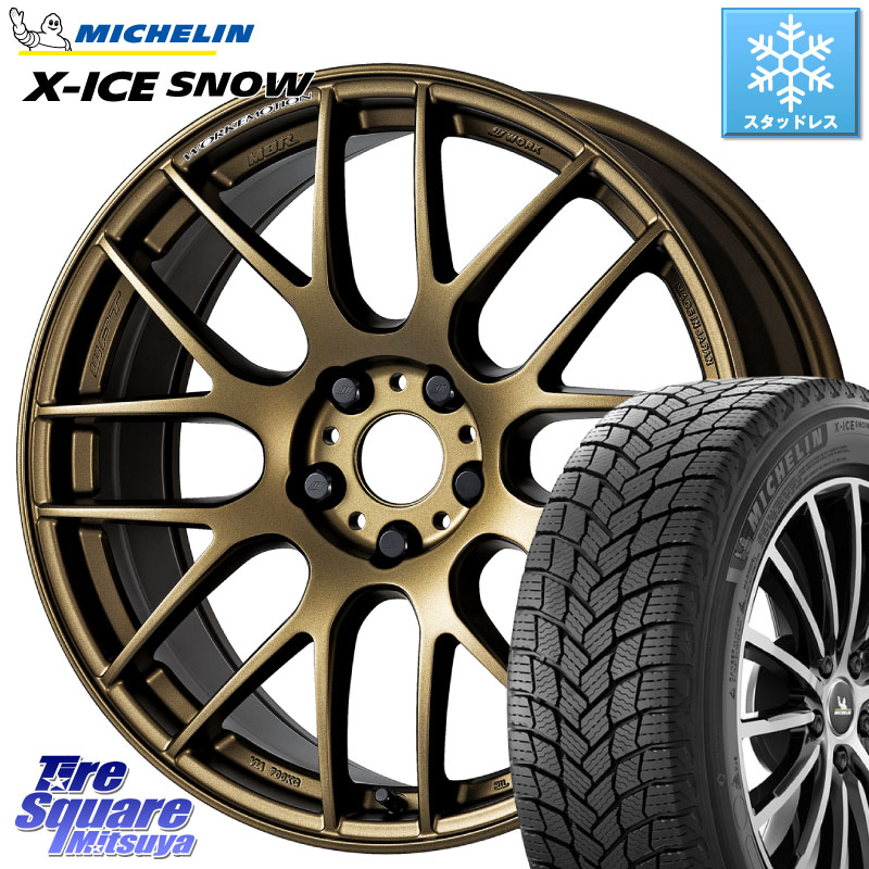 ミシュラン X-ICE SNOW エックスアイススノー XICE SNOW スタッドレス ミツヤ 正規品 225/45R18 WORK ワーク EMOTION エモーション M8R 18インチ 18 X 7.5J +38 5穴 114.3 リーフ 145,190円
