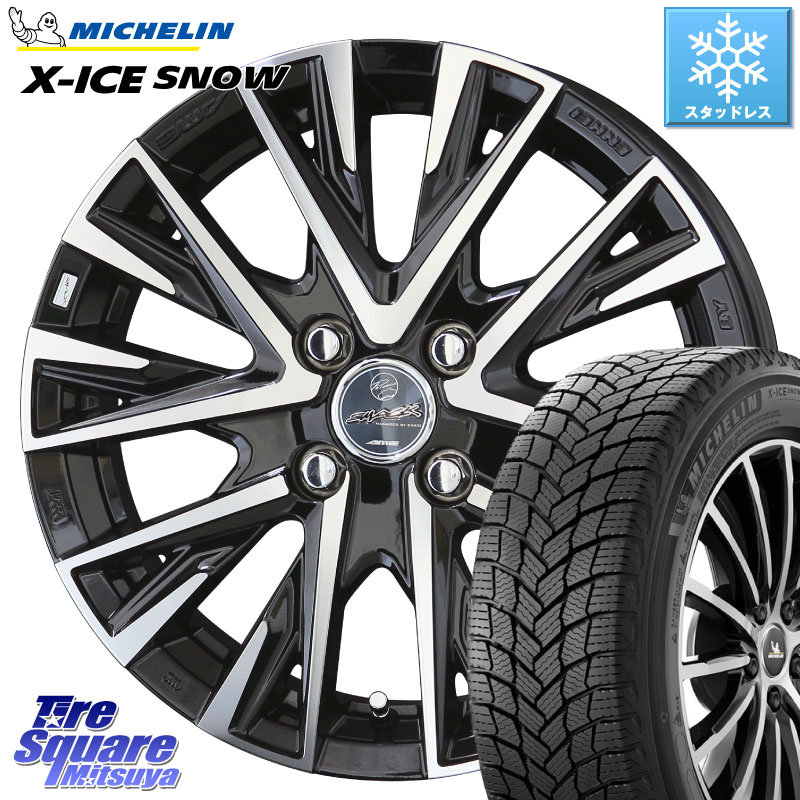 ミシュラン X-ICE SNOW エックスアイススノー XICE SNOW スタッドレス ミツヤ 正規品 185/60R15 KYOHO スマック レジーナ SMACK LEGINA ホイール 15 X 5.5J +50 4穴 100 GR・GS系フィット GP5・6フィットHV