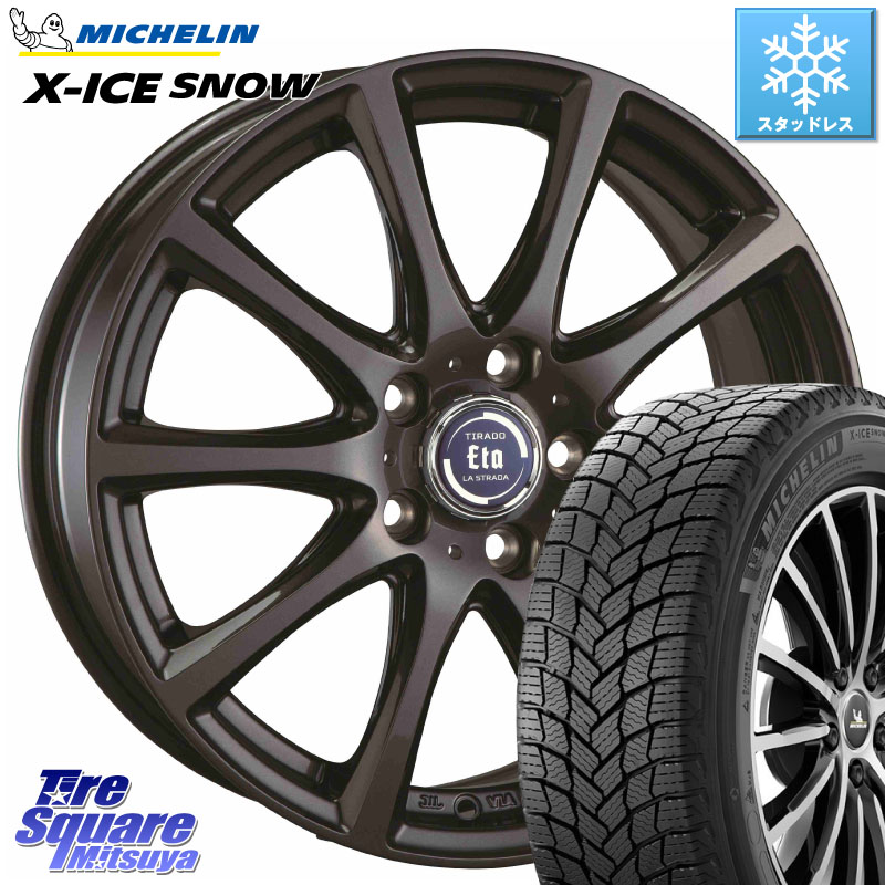 ミシュラン X-ICE SNOW エックスアイススノー XICE SNOWスタッドレス ミツヤ 正規品 215/60R16 阿部商会 ティラード イータ 16 X 6.5J +38 5穴 114.3