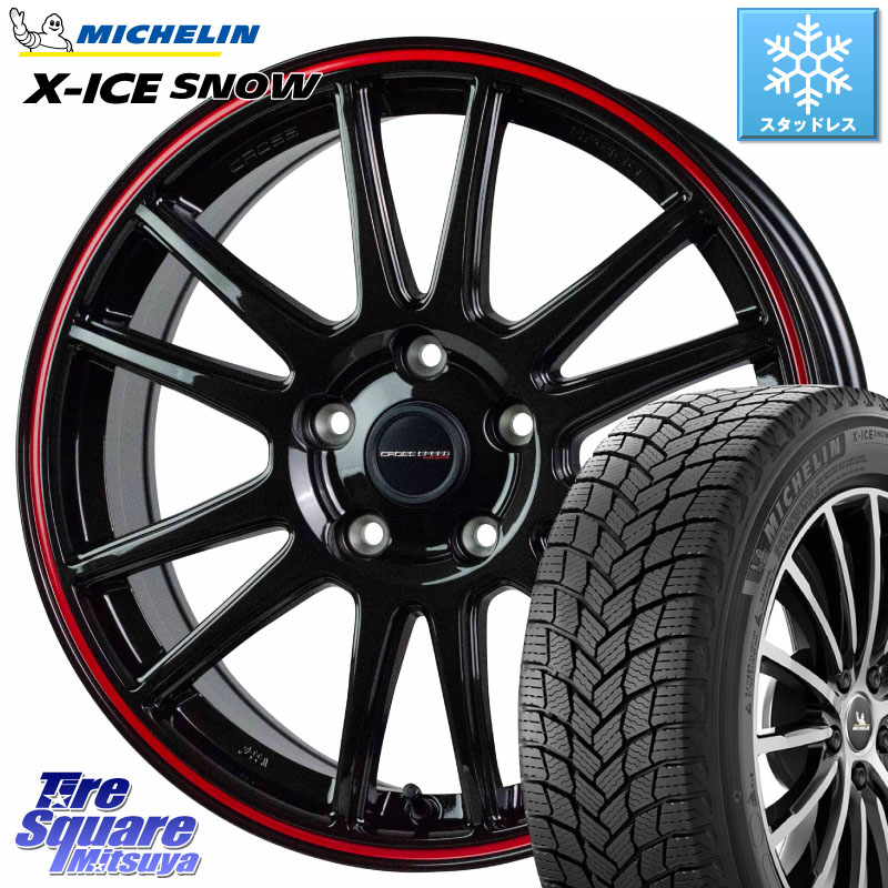 ミシュラン X-ICE SNOW エックスアイススノー XICE SNOW スタッドレス ミツヤ 正規品 225/60R17 HotStuff クロススピード CR6 CR-6 軽量ホイール 17インチ 17 X 7.0J +45 5穴 100 107,223円