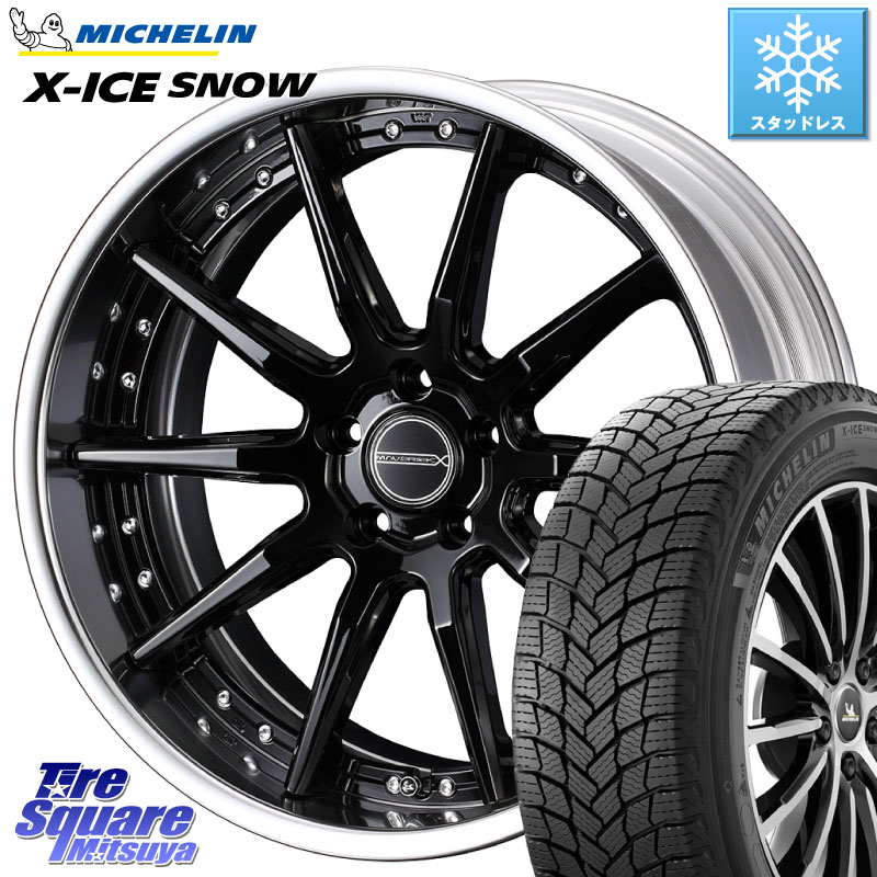ミシュラン X-ICE SNOW エックスアイススノー XICE SNOW スタッドレス ミツヤ 正規品 235/45R18 WEDS MAVERICK 1410S S-LoDisk 18インチ 2ピース 18 X 8.0J +44 5穴 114.3 CY2アコード 70系カムリ 187,925円
