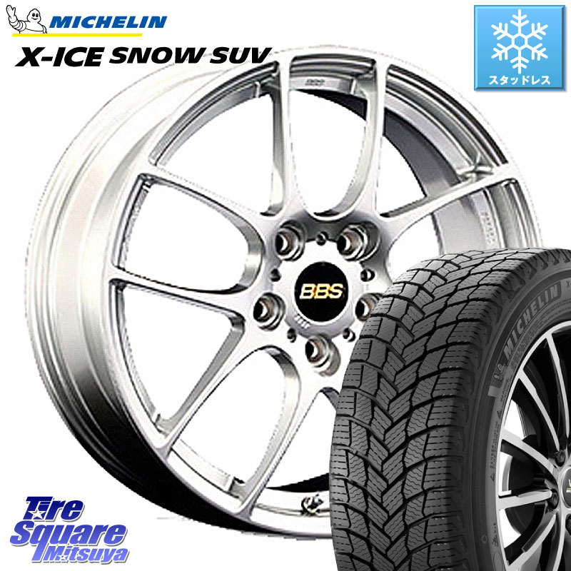 ミシュラン X-ICE SNOW エックスアイススノー SUV XICE SNOW SUV スタッドレス ミツヤ 正規品 235/55R18 BBS RF 鍛造1ピース ホイール 18インチ 18 X 8.0J +43 5穴 114.3 T32エクストレイル CX-5 CX-8