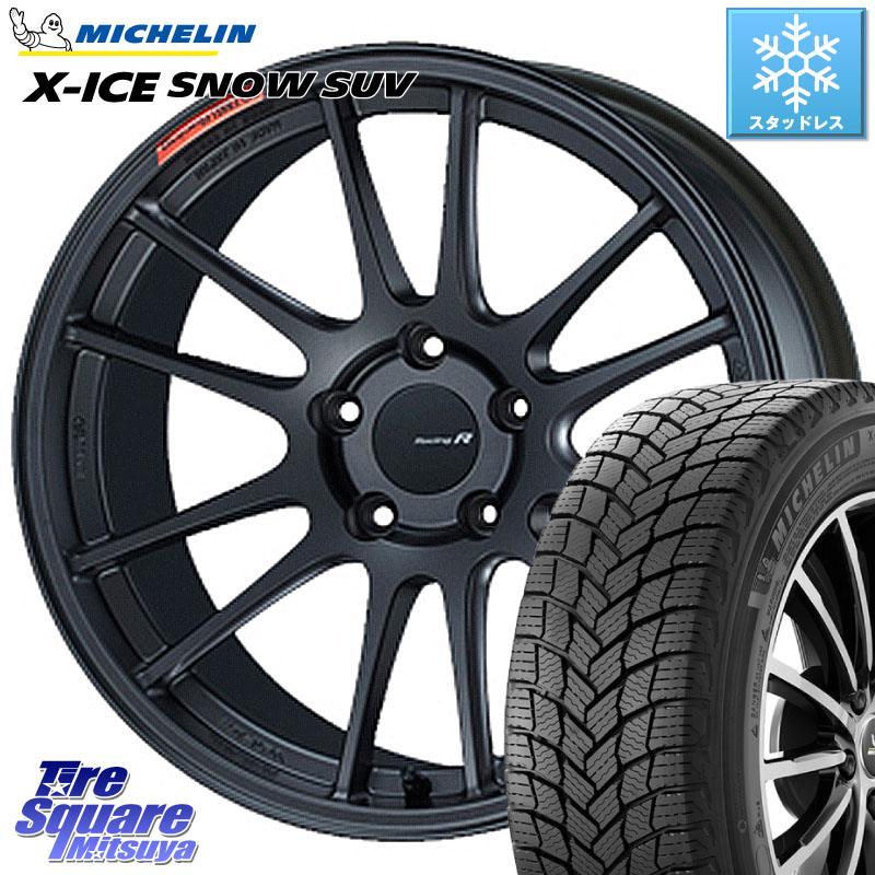 ミシュラン X-ICE SNOW エックスアイススノー SUV XICE SNOW SUV スタッドレス ミツヤ 正規品 235/60R18 ENKEI エンケイ Racing Revolution GTC01RR ホイール 18 X 7.5J +45 5穴 114.3 CX-60 CX-80