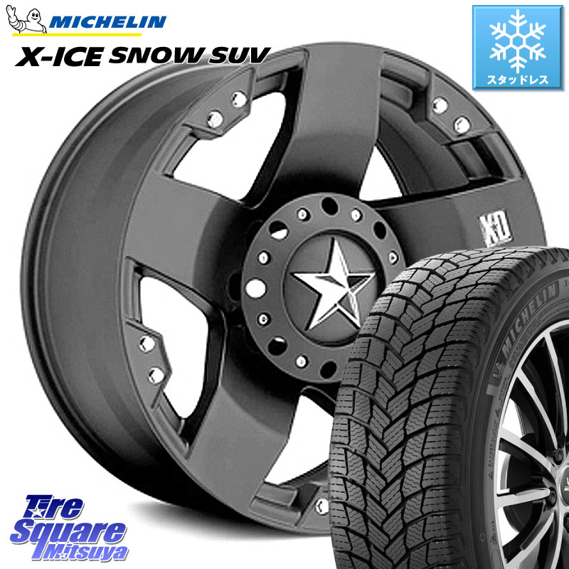 ミシュラン X-ICE SNOW エックスアイススノー SUV XICE SNOW SUV スタッドレス ミツヤ 正規品 265/65R17 KMC XD775ROCKSTAR ホイール 17インチ ロックスター 17 X 8.0J +10 6穴 139.7