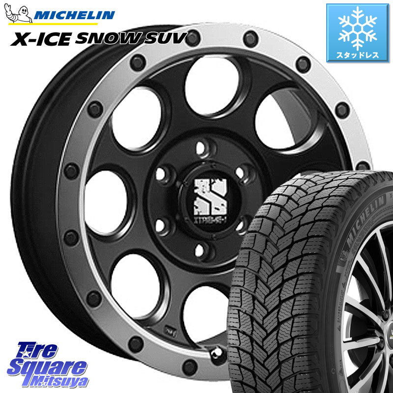 ミシュラン X-ICE SNOW エックスアイススノー SUV XICE SNOW SUV スタッドレス ミツヤ 正規品 265/65R18 MLJ XJ03 エクストリームJ XTREME-J ホイール 18インチ 18 X 8.0J(M14) +50 6穴 139.7 ランクル300 ランクル250