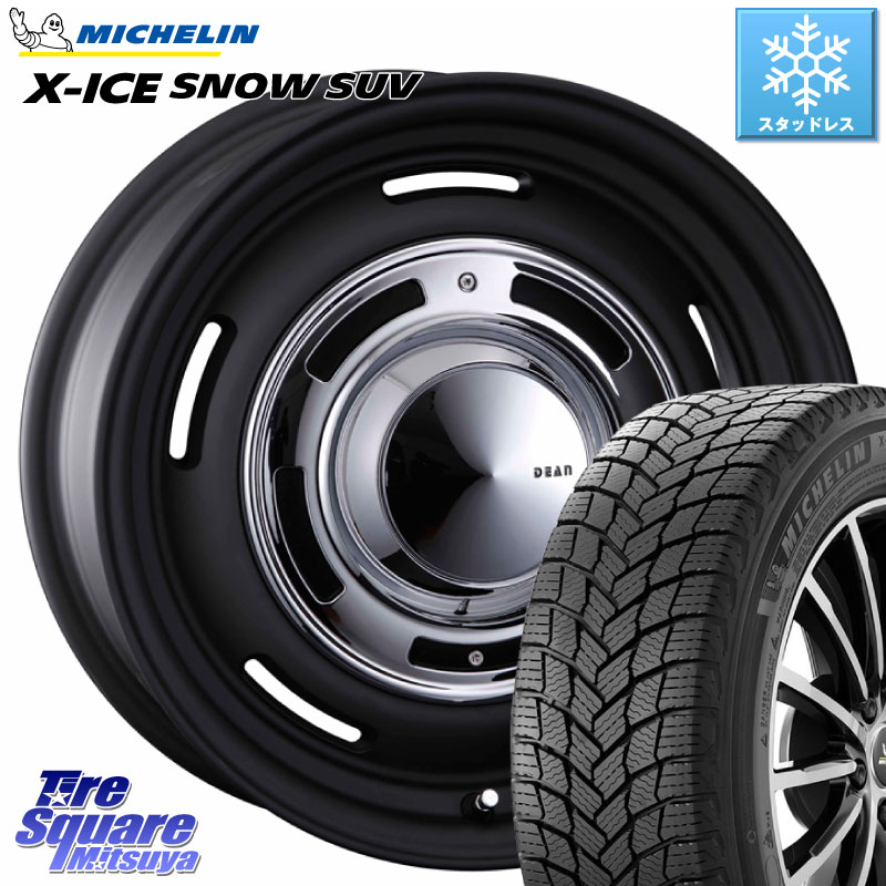 ミシュラン X-ICE SNOW エックスアイススノー SUV XICE SNOW SUV スタッドレス ミツヤ 正規品 225/65R17 CRIMSON ディーン クロスカントリー ブラック 17インチ 17 X 7.0J +47 5穴 114.3 T32エクストレイル CX-5 CX-8 BT5レガシィアウトバック
