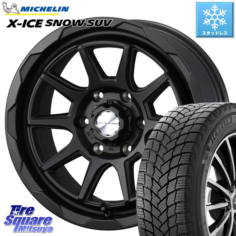 ミシュラン X-ICE SNOW エックスアイススノー SUV XICE SNOW SUV スタッドレス ミツヤ 正規品 265/65R18 WEDS マッドヴァンス 06 MUD VANCE 06 ホイール 18インチ 18 X 8.5J(M14) +50 6穴 139.7 ランクル300 ランクル250