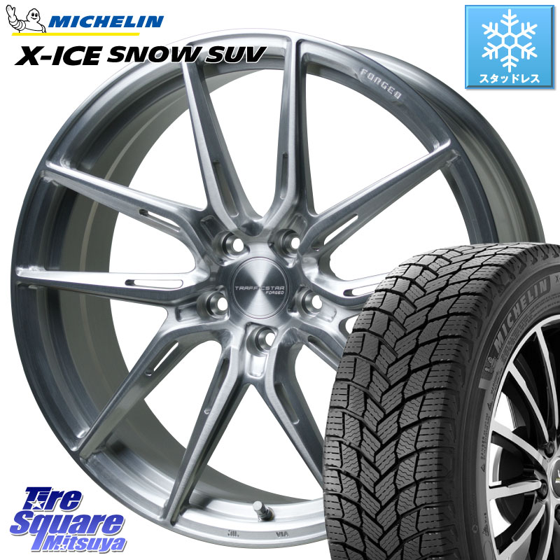 ミシュラン X-ICE SNOW エックスアイススノー SUV XICE SNOW SUV スタッドレス ミツヤ 正規品 235/50R19 HotStuff TSF-02 BRS トラフィックスターフォージド 19インチ 19 X 8.0J +42 5穴 114.3 BT5レガシィアウトバック SL系フォレスター
