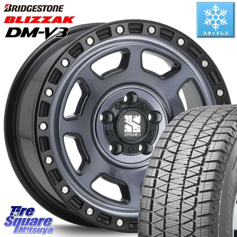 ブリヂストン ブリザック DM-V3 DMV3 ■ 国内正規 スタッドレス ミツヤ 225/60R17 MLJ XJ07 XTREME-J 5H IND エクストリームJ 17インチ 17 X 8.0J +35 5穴 114.3 30系アルファード 30系ヴェルファイア