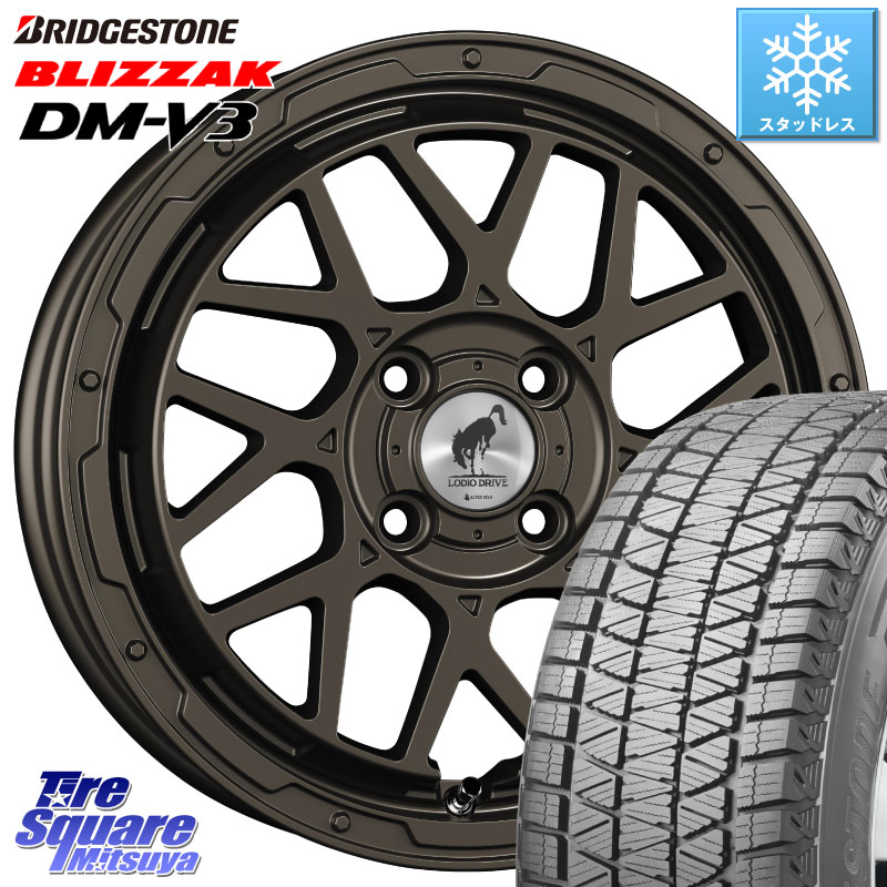 ブリヂストン ブリザック DM-V3 DMV3 ■ 国内正規 スタッドレス ミツヤ 215/70R16 SUPER STAR LODIO DRIVE ロディオドライブ 8M MONO モノ 16インチ 16 X 6.0J +42 4穴 100