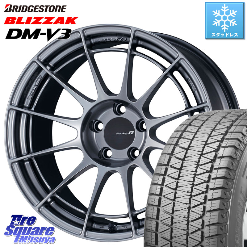ブリヂストン ブリザック DM-V3 DMV3 国内正規 スタッドレス ミツヤ 245/65R17 ENKEI エンケイ Racing Revolution NT03RR ホイール 17 X 8.0J +35 5穴 114.3