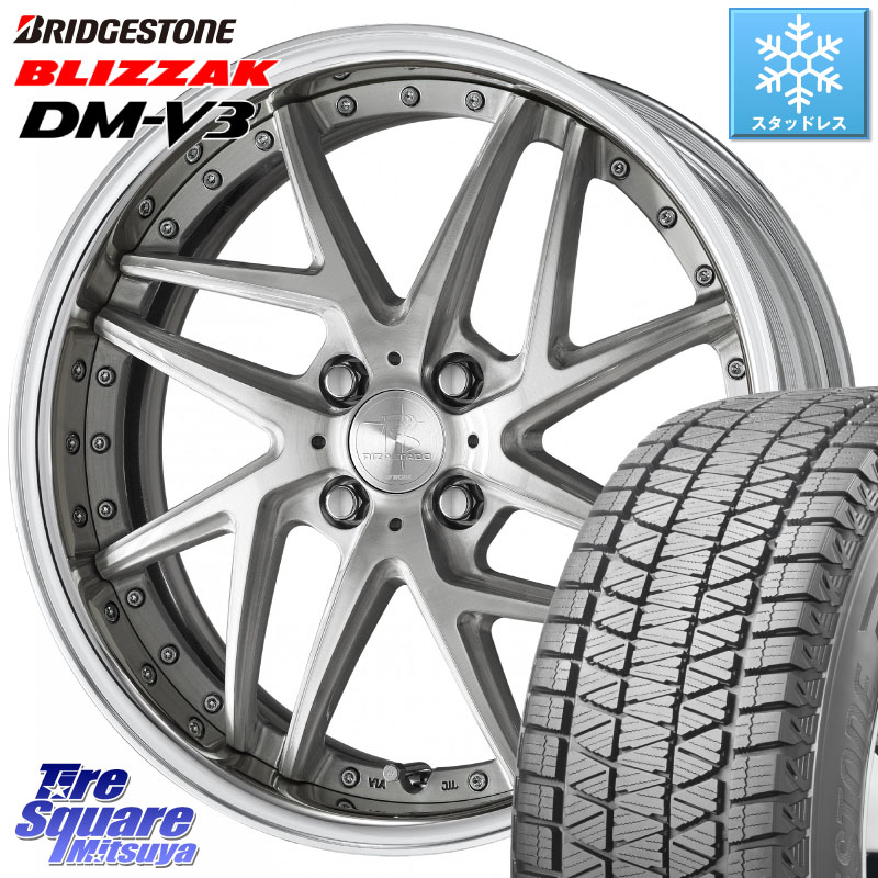 ブリヂストン ブリザック DM-V3 DMV3 ■ 国内正規 スタッドレス ミツヤ 215/70R16 WORK RIZALTADO MESH2 A Disk 16インチ 2ピース 16 X 6.0J +40 4穴 100