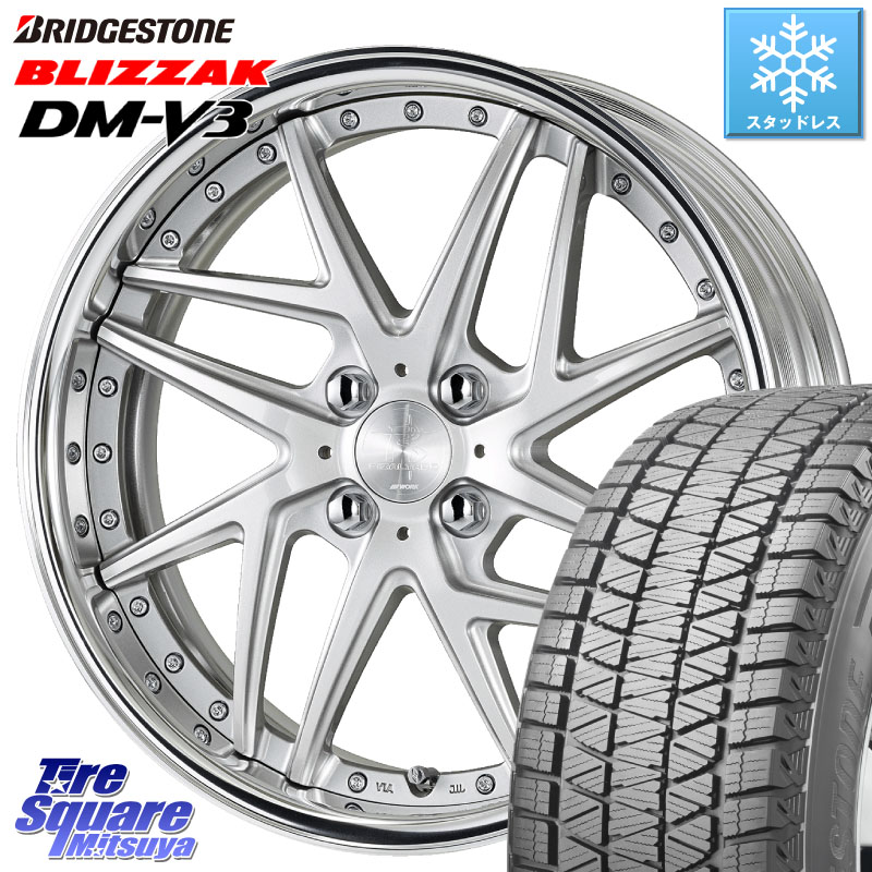 ブリヂストン ブリザック DM-V3 DMV3 ■ 国内正規 スタッドレス ミツヤ 215/70R16 WORK RIZALTADO MESH2 A Disk 16インチ 2ピース 16 X 6.5J +40 4穴 100