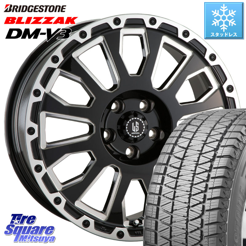 ブリヂストン ブリザック DM-V3 DMV3 ■ 国内正規 スタッドレス ミツヤ 215/70R16 阿部商会 LA STRADA AVENTURA アヴェンチュラ 16インチ 16 X 7.0J +42 5穴 114.3 デリカD:5
