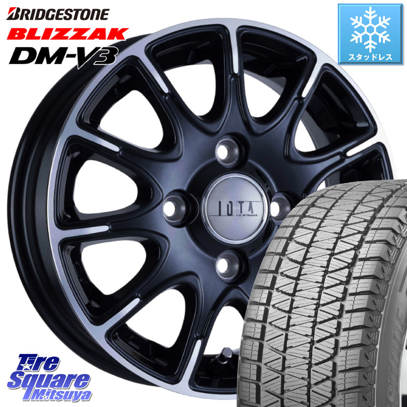 ブリヂストン ブリザック DM-V3 DMV3 ■ 国内正規 スタッドレス ミツヤ 215/70R16 阿部商会 TIRADO IOTA イオタ ホイール 16インチ 16 X 6.0J +42 4穴 100
