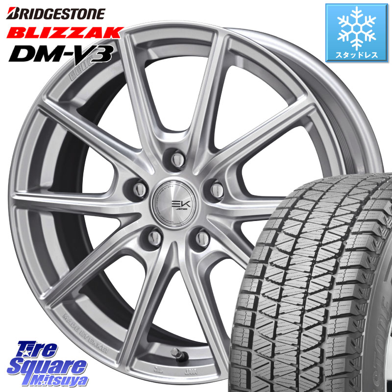 ブリヂストン ブリザック DM-V3 DMV3 ■ 国内正規 スタッドレス ミツヤ 225/70R16 KYOHO SEIN EK ザインEK ホイール 16インチ 16 X 6.5J +45 5穴 114.3 SK系フォレスター