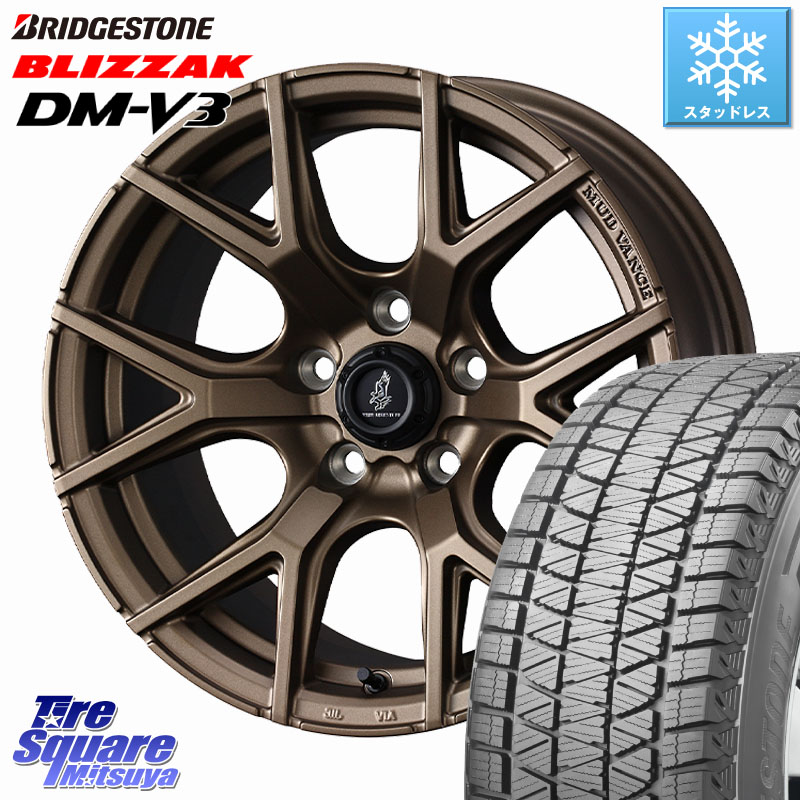 ブリヂストン ブリザック DM-V3 DMV3 ■ 国内正規 スタッドレス ミツヤ 225/70R16 WEDS MUDVANCE SD ホイール 16インチ マッドヴァンス 16 X 7.0J +35 5穴 114.3 デリカD:5