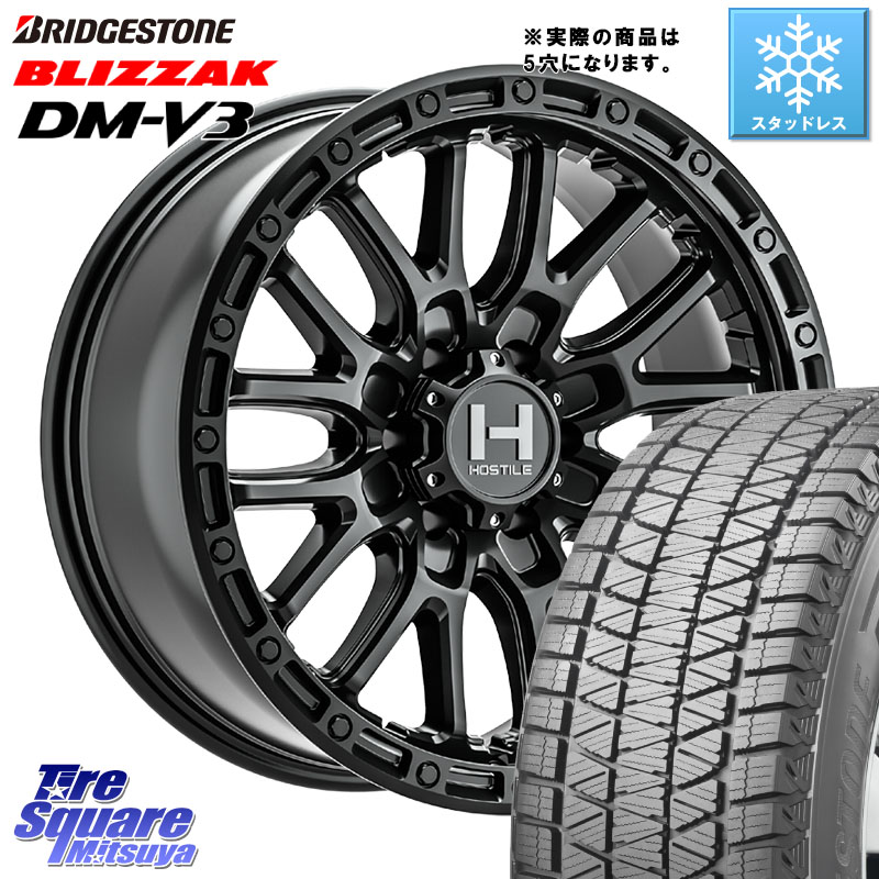 ブリヂストン ブリザック DM-V3 DMV3 国内正規 スタッドレス ミツヤ 245/65R17 HOSTILE H135 RIDGE CREST JP SPEC ホイール 17インチ◇参考画像 17 X 8.0J +38 5穴 114.3