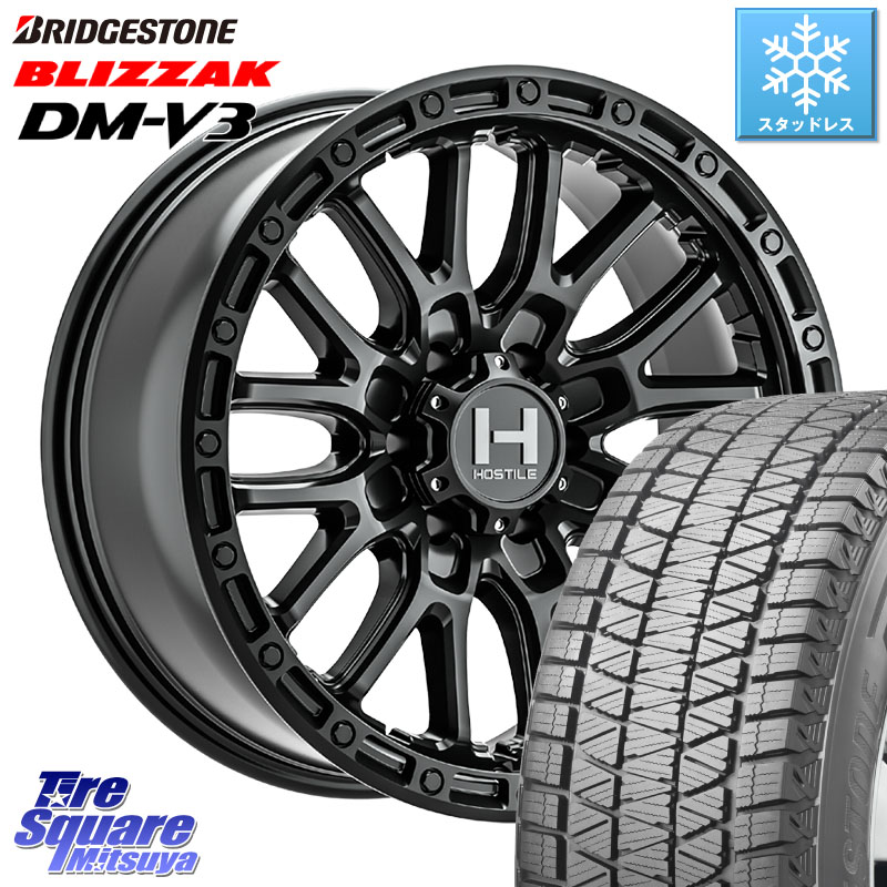 ブリヂストン ブリザック DM-V3 DMV3 国内正規 スタッドレス ミツヤ 265/65R17 HOSTILE H135 RIDGE CREST JP SPEC 在庫● ホイール 17インチ ★サマーセール★ 17 X 8.0J +20 6穴 139.7 GUN125ハイラックスHILUX 150系ランドクルーザープラド トライトンGSR