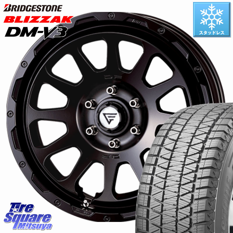 ブリヂストン ブリザック DM-V3 DMV3 国内正規 スタッドレス ミツヤ 265/65R18DELTA FORCE デルタフォース オーバル ランドクルーザー専用 ホイール 18インチ 18X8.0J(M14) 52 6穴 139.7 ランクル250 ランクル300 ランドクルーザー 300 GX レクサス|タイヤスクエアミツヤ