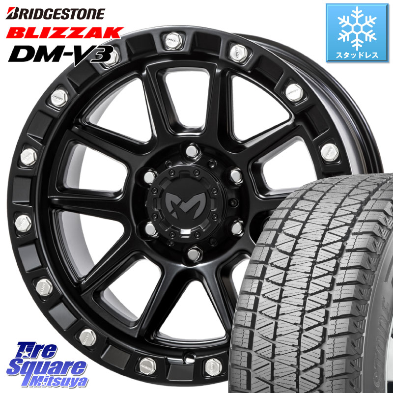 ブリヂストン 2025年製 ブリザック DM-V3 DMV3 国内正規 在庫● スタッドレス ミツヤ 265/65R18 MKW M205 ブラックキャット ホイール 18インチ(JP SPEC)◇参考画像 18 X 8.0J +20 6穴 139.7