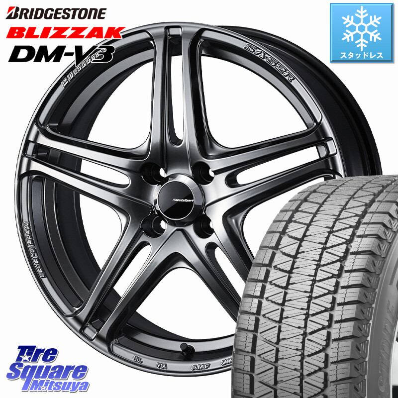 ブリヂストン ブリザック DM-V3 DMV3 ■ 国内正規 スタッドレス ミツヤ 215/70R16WEDS WedsSport SA-52R SA52R ウェッズ スポーツ ホイール 16インチ 16X6.5J 42 4穴 100 ロッキー ガソリン車 4穴 ライズ ガソリン車 4穴|タイヤスクエアミツヤ