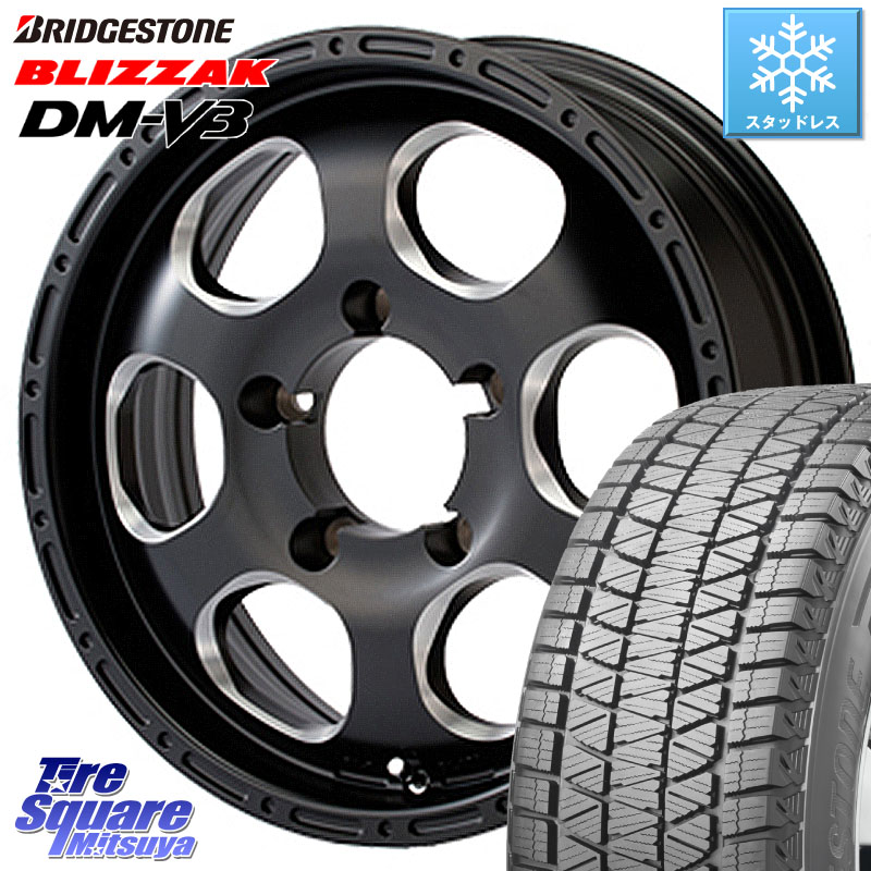ブリヂストン ブリザック DM-V3 DMV3 ■ 国内正規 スタッドレス ミツヤ 225/70R16 MEIWA Blood Stock 1Piece for JIMNY ホイール 16インチ 16 X 5.5J +20 5穴 139.7 ジムニー専用(要リフトアップ・オーバーフェンダー等)