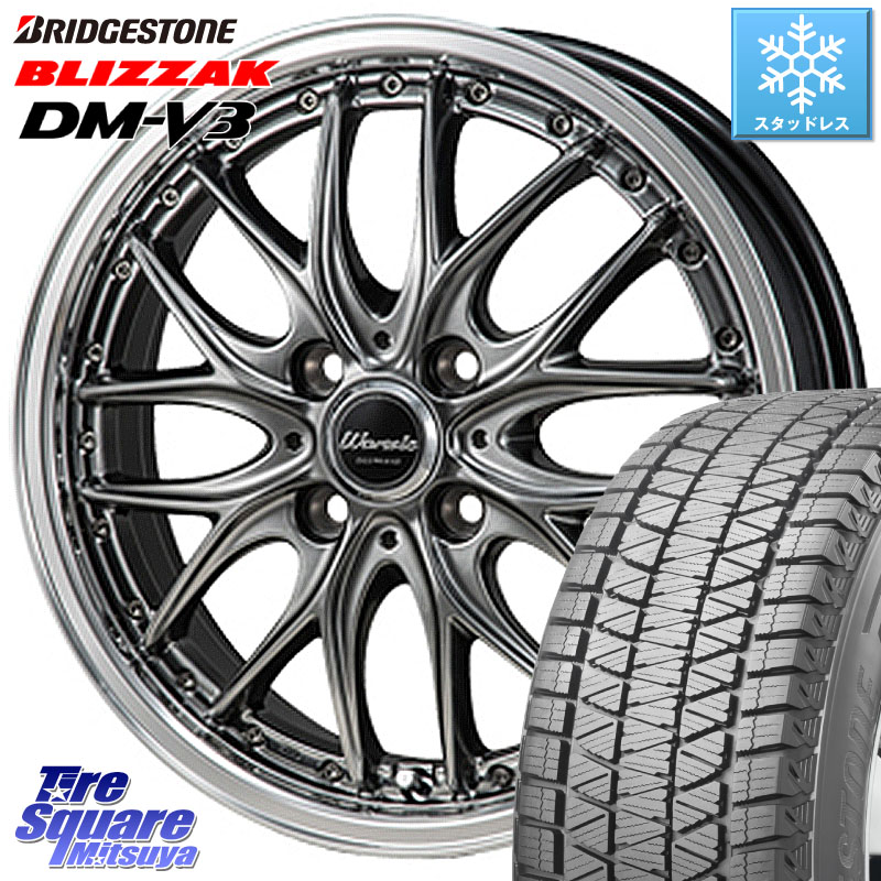 ブリヂストン ブリザック DM-V3 DMV3 ■ 国内正規 スタッドレス ミツヤ 215/70R16 MONZA Warwic DEEPRAND ホイール 16 X 6.0J +42 4穴 100